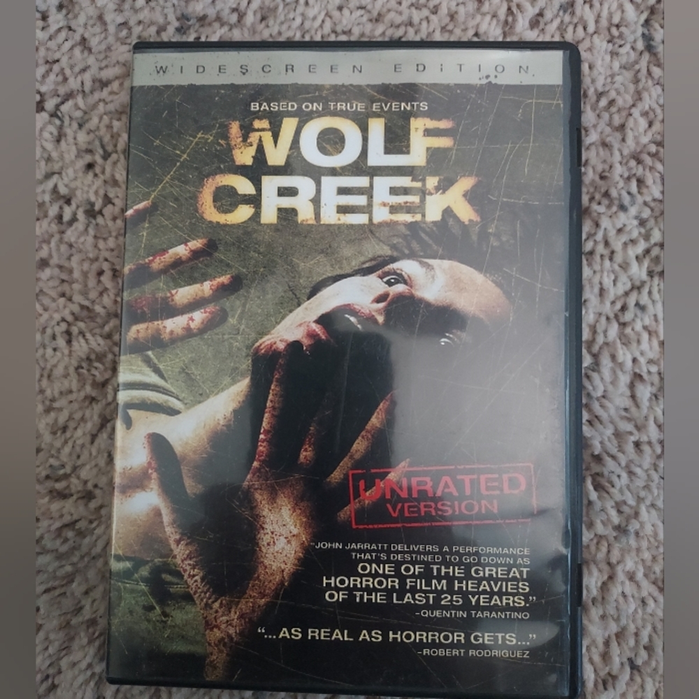 Wolf Creek (DVD, 2006, Unrated) Pre-Owned Tested Working Great Condition